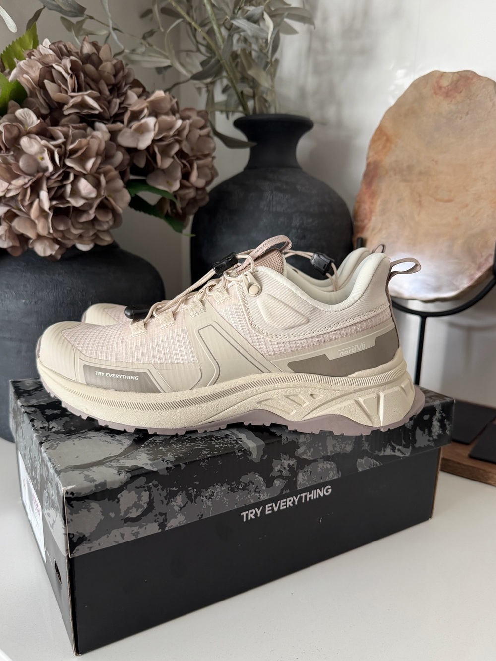 Nortiv 8 Waterproof Hiking Shoes – Khaki 8.5